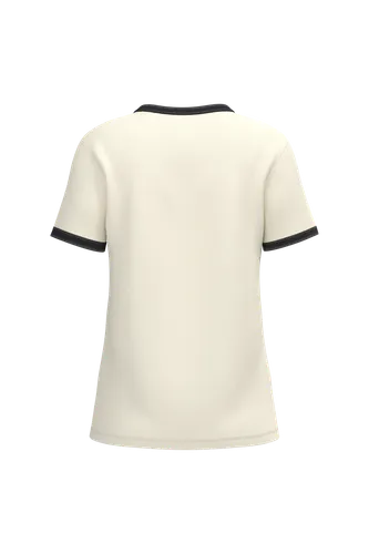 T-shirt ringer écoresponsable à bords contrastés effet délavé femme - Native Spirit