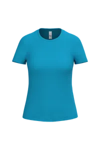 T-shirt sport personnalisé femme Mercury - iDeal Basic Brand | Ideal Atoll Blue