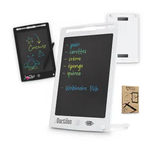 Tablette ardoise numérique LCD coloré anti-effacement 8.5 pouces publicitaire