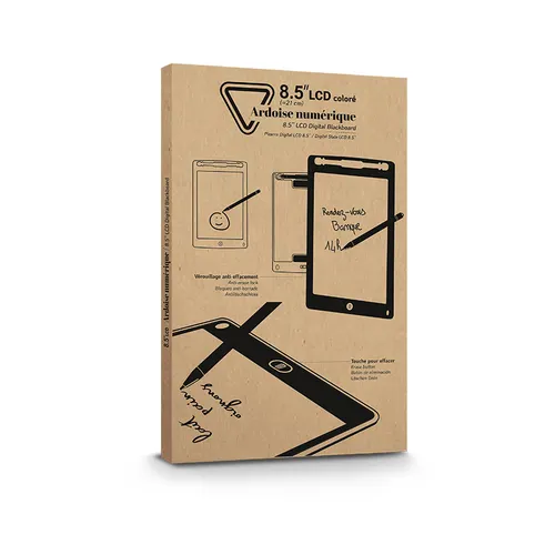 Tablette ardoise numérique LCD coloré anti-effacement 8.5 pouces publicitaire