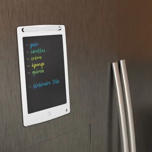 Tablette ardoise numérique LCD coloré anti-effacement 8.5 pouces publicitaire