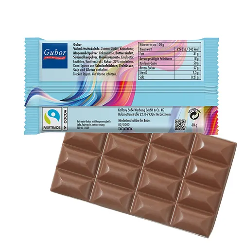 Tablette de chocolat SUPER-MAXI en sachet de papier