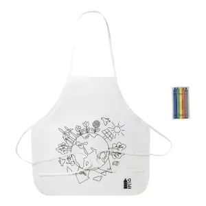 Tablier de cuisine à colorier en RPET - Ecolo