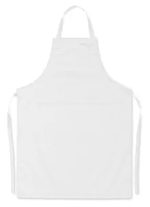 Tablier de cuisine ajustable personnalisable - Fitted Kitab | White