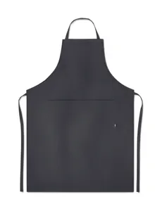 Tablier de cuisine personnalisé en chanvre - Naima Apron | Black