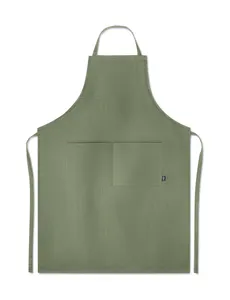 Tablier de cuisine personnalisé en chanvre - Naima Apron | Green