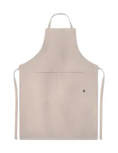 Tablier de cuisine personnalisé en chanvre - Naima Apron | Beige