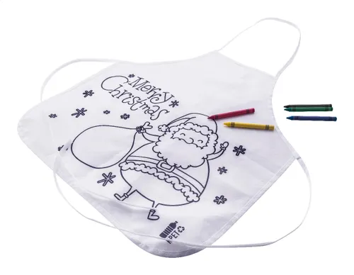 Tablier de Noël à colorier personnalisé - Julfar Cook