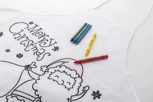 Tablier de Noël à colorier personnalisé - Julfar Cook