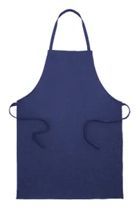 Tablier personnalisé en coton recyclé - Chepex | Bleu Foncé