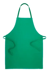 Tablier personnalisé en coton recyclé - Commis | Vert