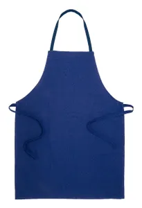 Tablier personnalisé en coton recyclé - Commis | Bleu Foncé