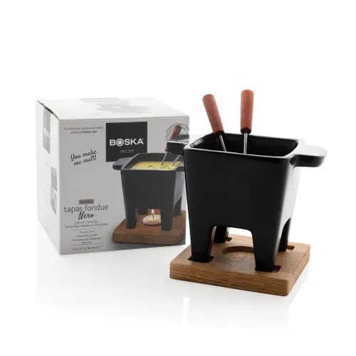 Tapas Fondue Nero Personnalisé - 300 ml - Boska