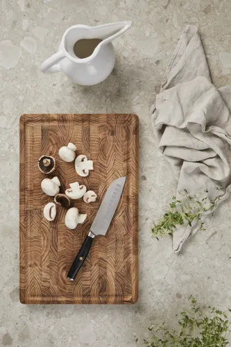 Tara Couteau Santoku en acier recyclé RCS personnalisé - Vinga