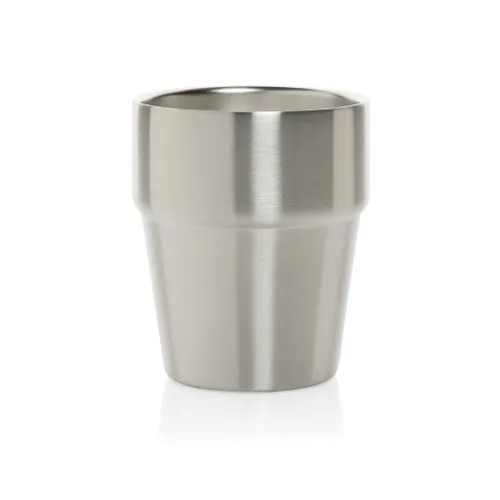 Tasse à café 300ml publicitaire à double paroi en acier RCS Clark - XD Collection