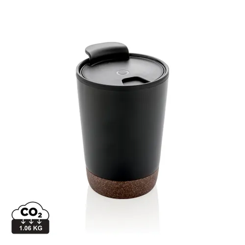 Tasse à café en liège et en acier inoxydable GRS personnalisable - XD Collection