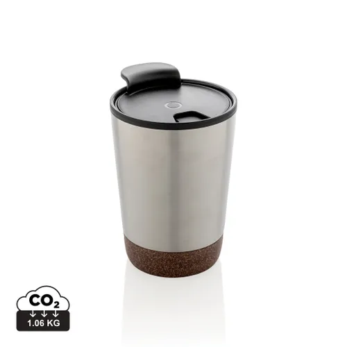 Tasse à café en liège et en acier inoxydable GRS personnalisable - XD Collection