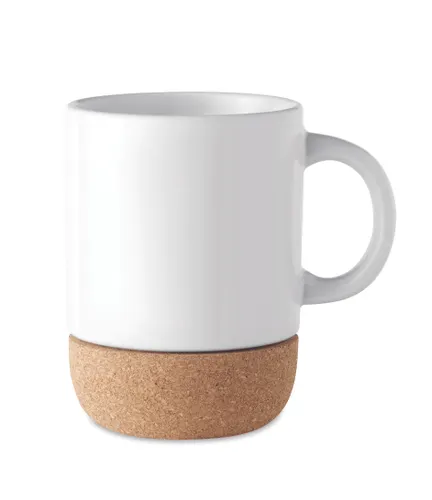 Tasse avec base en liège personnalisée