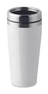 Tasse de voyage double paroi publicitaire - Rodeo Colour | White