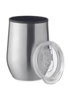 Tasse double paroi 350 ml personnalisable - Chin Chan | Matt Silver
