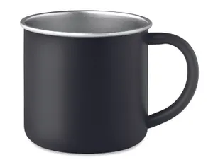 Tasse en acier inox recyclé - Caribu | Noir