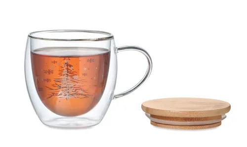 Tasse en verre à double paroi personnalisée - Sian