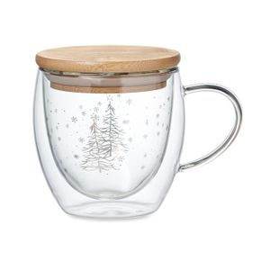 Tasse en verre à double paroi personnalisée - Sian