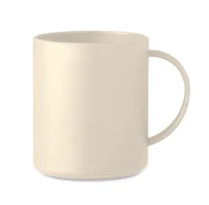 Tasse réutilisable personnalisable 300 ml - Monday | Beige