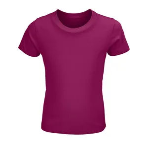 Tee-Shirt Enfant Jersey Col Rond Ajusté Crusader Kids à personnaliser - SOL'S | Fuchsia