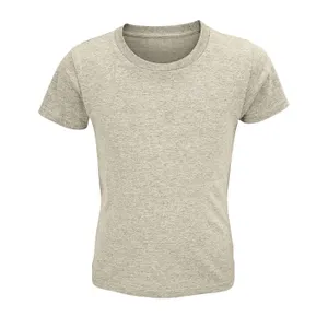 Tee-Shirt Enfant Jersey Col Rond Ajusté Crusader Kids à personnaliser - SOL'S | Heather Beige