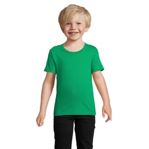 Tee-Shirt Enfant Jersey Col Rond Ajusté Crusader Kids à personnaliser - SOL'S | Kelly Green