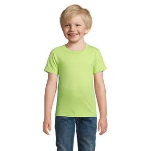 Tee-Shirt Enfant Jersey Col Rond Ajusté Pioneer Kids à personnaliser - SOL'S | Apple Green