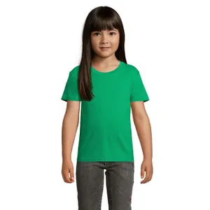 Tee-Shirt Enfant Jersey Col Rond Ajusté Pioneer Kids à personnaliser - SOL'S | Kelly Green