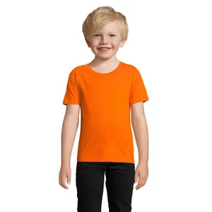 Tee-Shirt Enfant Jersey Col Rond Ajusté Pioneer Kids à personnaliser - SOL'S | Orange