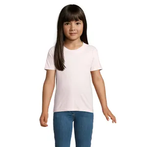 Tee-Shirt Enfant Jersey Col Rond Ajusté Pioneer Kids à personnaliser - SOL'S | Pale Pink