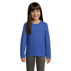 Tee-Shirt Enfant Manches Longues Imperial Lsl Kids personnalisé - SOL'S | Royal Blue