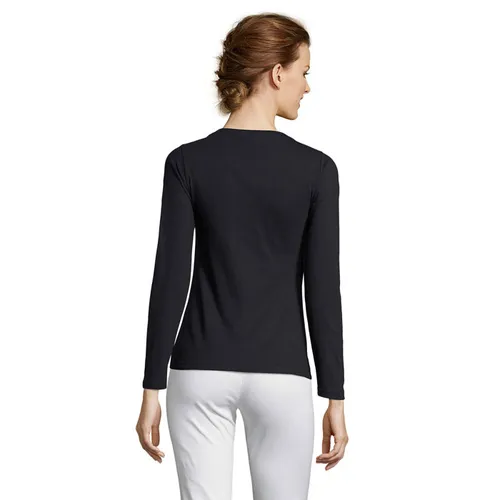 Tee-Shirt Femme Col Rond Manches Longues Majestic personnalisé - SOL'S