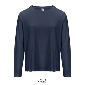 Tee-Shirt Femme Col Rond Manches Longues Personnalisé Monarch Women - SOL'S | Marine