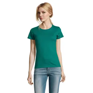 Tee-Shirt Femme Col Rond Personnalisé Imperial Women - SOL'S | Emerald