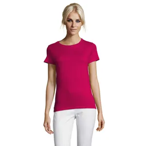 Tee-Shirt Femme Col Rond Regent Women à personnaliser - SOL'S | Fuchsia