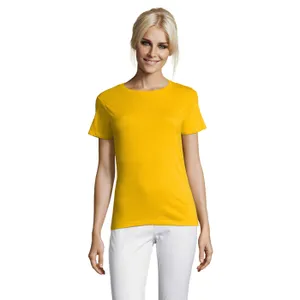 Tee-Shirt Femme Col Rond Regent Women à personnaliser - SOL'S | Jaune