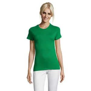 Tee-Shirt Femme Col Rond Regent Women à personnaliser - SOL'S | Vert Prairie