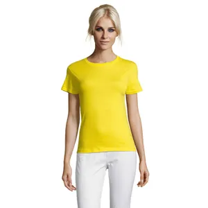 Tee-Shirt Femme Col Rond Regent Women à personnaliser - SOL'S | Citron