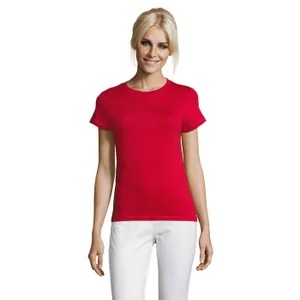 Tee-Shirt Femme Col Rond Regent Women à personnaliser - SOL'S | Rouge