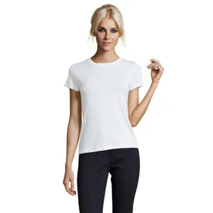 Tee-Shirt Femme Col Rond Regent Women à personnaliser - SOL'S | Blanc