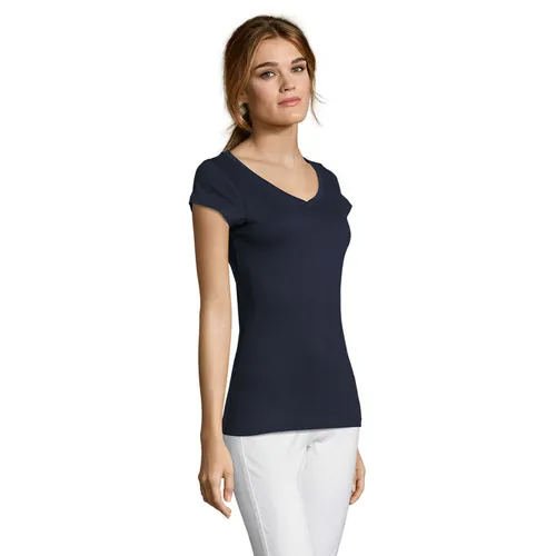Tee-Shirt Femme Col “V” Moon personnalisé - SOL'S
