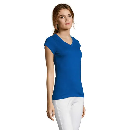Tee-Shirt Femme Col “V” Moon personnalisé - SOL'S