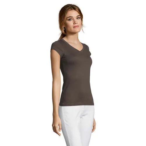 Tee-Shirt Femme Col “V” Moon personnalisé - SOL'S