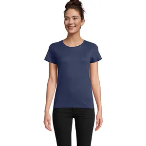 Tee-Shirt Femme Jersey Col Rond Ajusté Pioneer Women à personnaliser - SOL'S | Denim