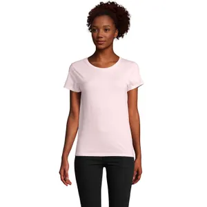 Tee-Shirt Femme Jersey Col Rond Ajusté Pioneer Women à personnaliser - SOL'S | Pale Pink